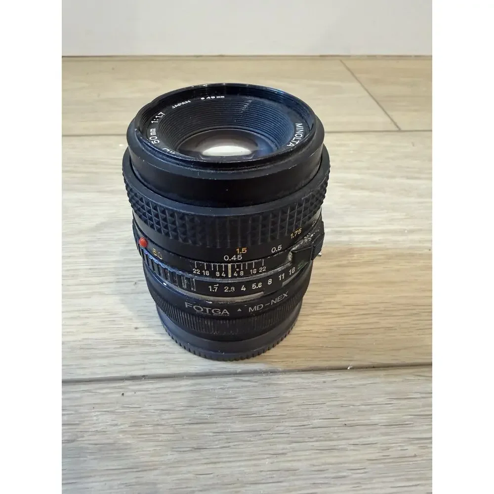 Minolta MD 50mm 1:1.7 Manual Focus Lens Japan